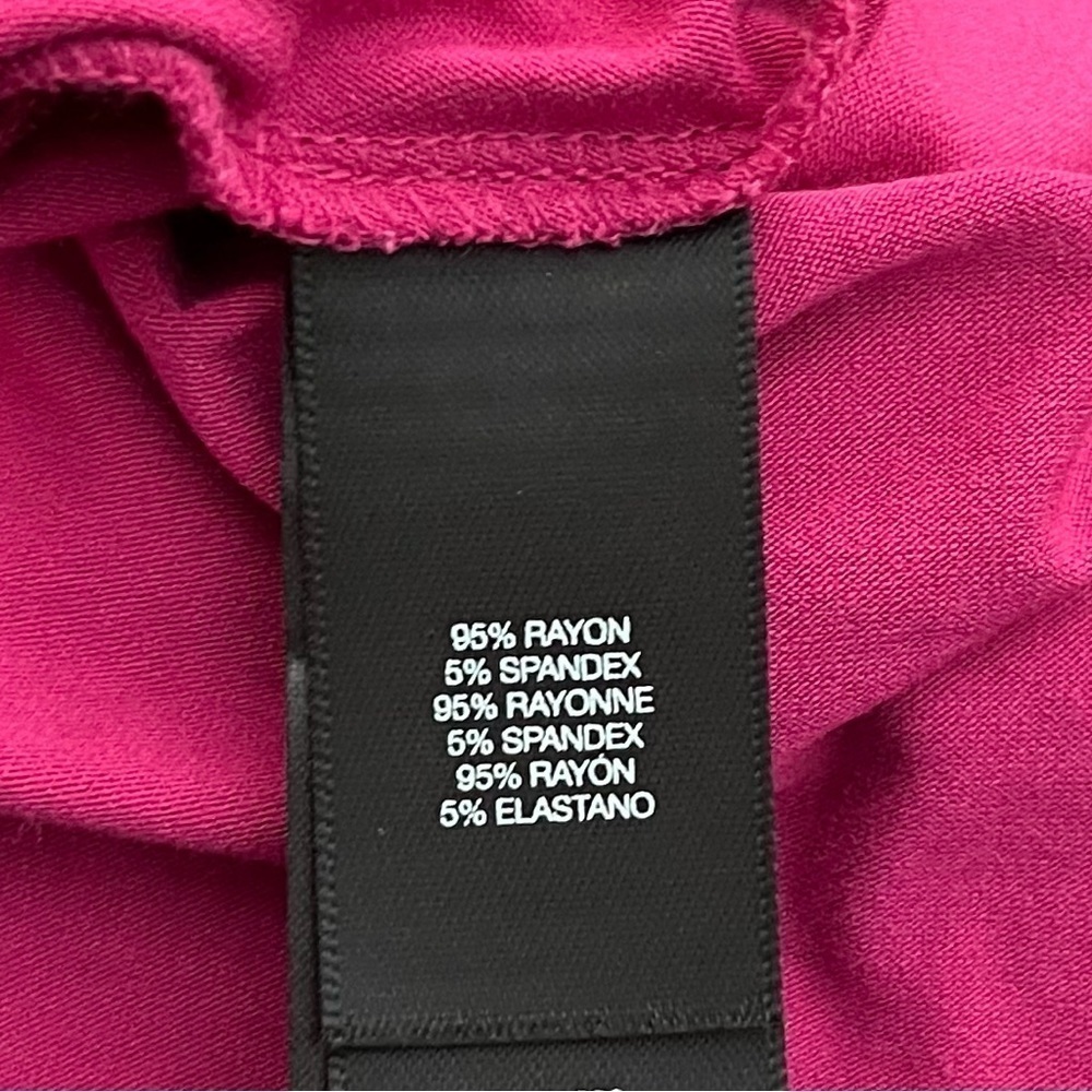 SLEEVELESS tiered fuchsia women’s top. M - Picture 6 of 6